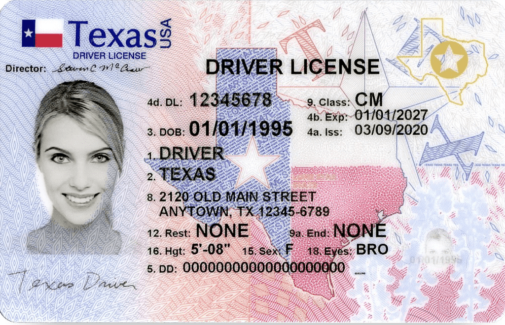 Texas driver's license