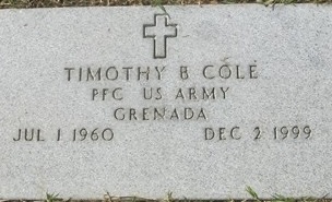 Tim Cole headstone