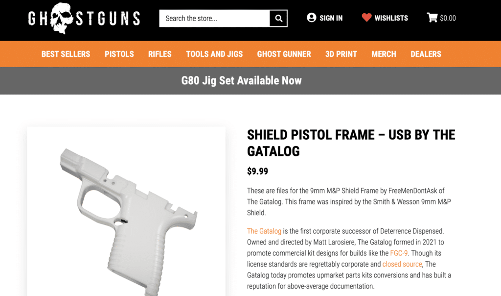 Ghost guns can be purchased online for as little as $9.99.