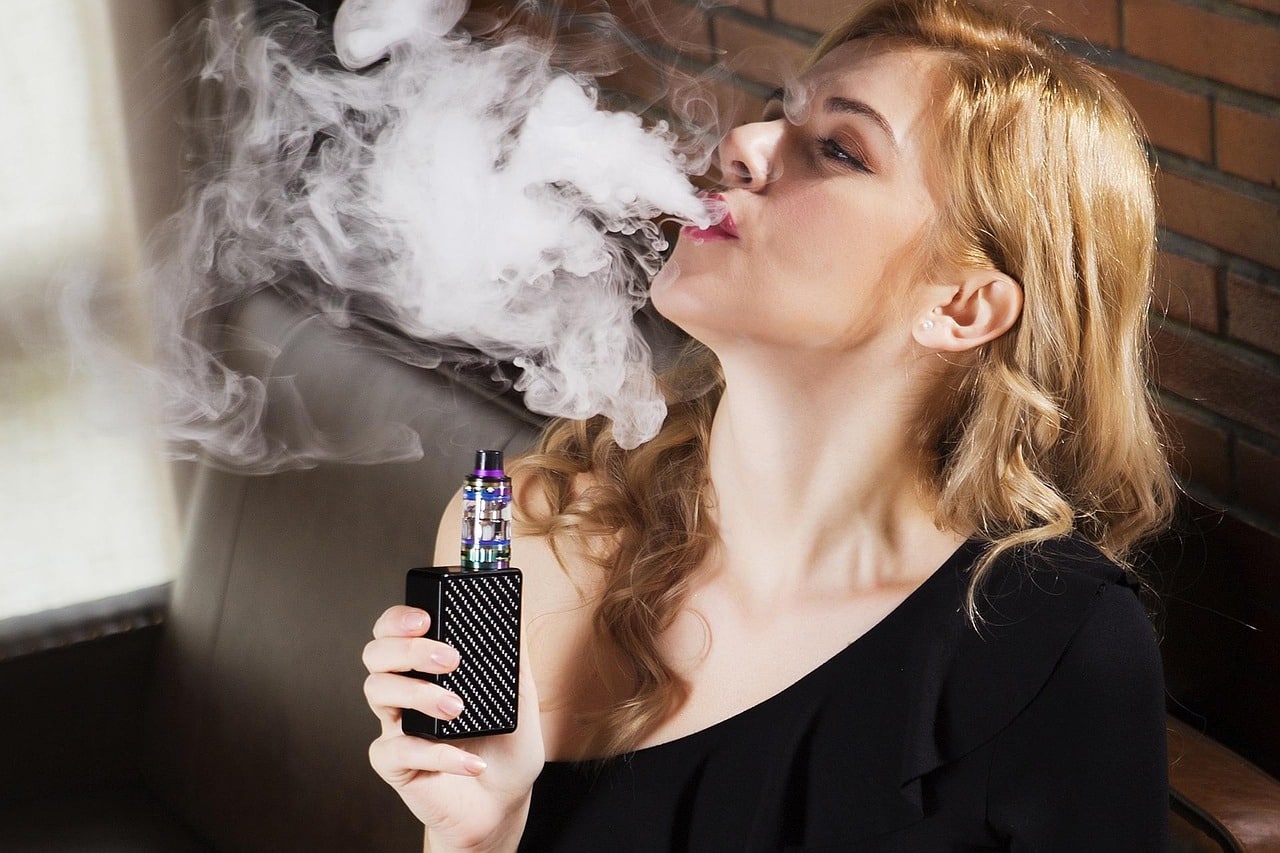 beauty, electronic cigarette, smoke, brick wall, vape, vape, vape, vape, vape, vape-2843930.jpg